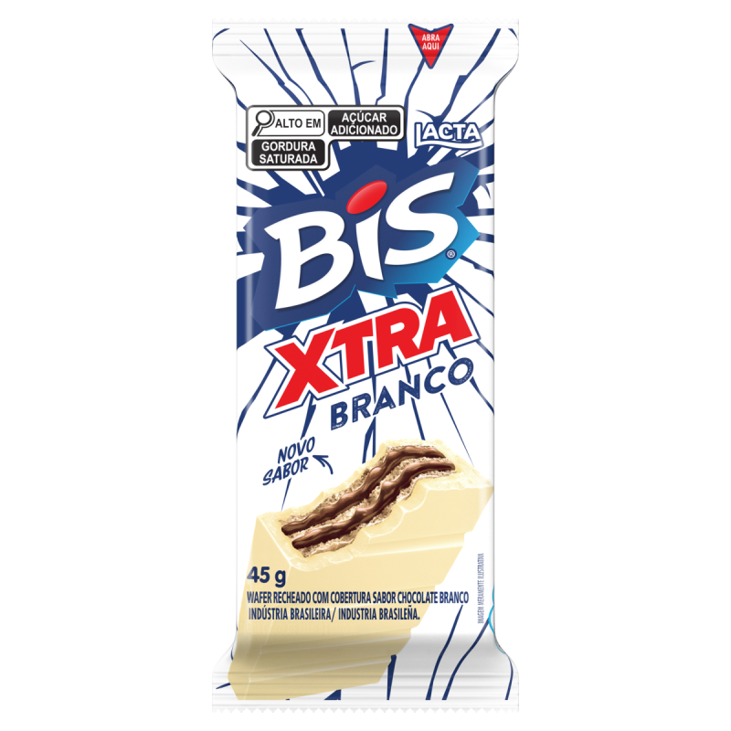CHOCOLATE LACTA BIS 45G XTRA BRANCO