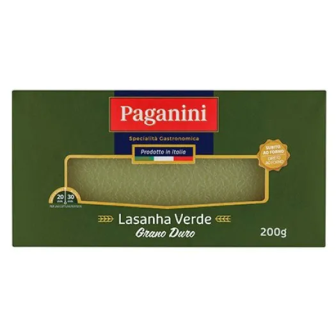 MACARRAO PAGANINI LASAGNA 200G VERDE