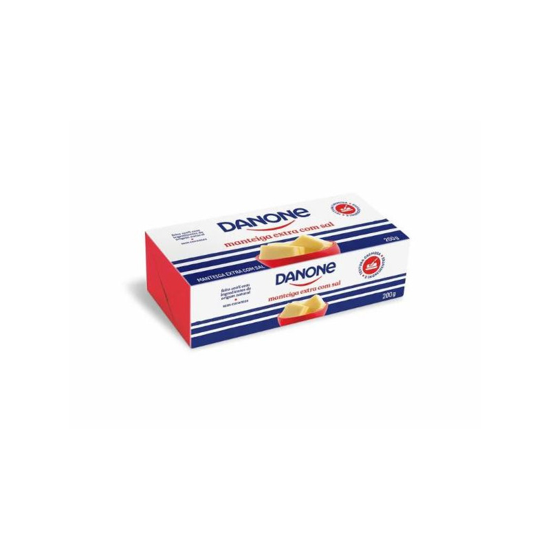 MANTEIGA EXTRA COM SAL DANONE 200G