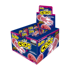 CHICLE RECHEADO CROC FRAMBOESA 4.3G