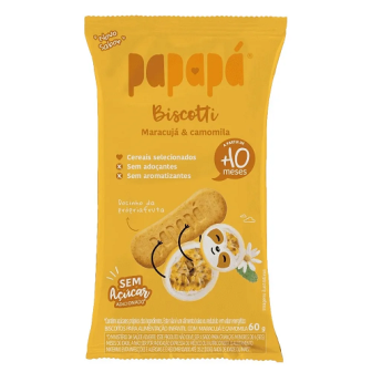 BISCOTTI MARACUJÁ E CAMOMILA PAPAPÁ 60G