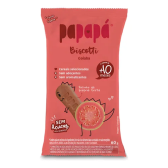 BISCOTTI INFANTIL COM GOIABA PAPAPA