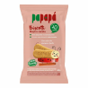 BISCOITO MAÇÃ E CANELA PAPAPÁ BISCOTTI PACOTE 60G