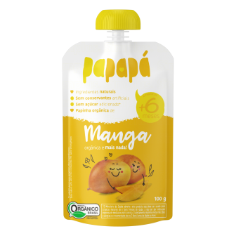 PAPINHA ORGÂNICA MANGA PAPAPÁ SQUEEZE 100G