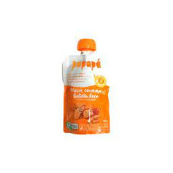 PAPINHA ORGÂNICA MAÇÃ, CENOURA, BATATA-DOCE PAPAPÁ SQUEEZE 100G