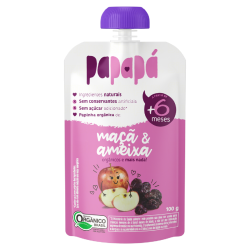 PAPINHA ORGÂNICA MAÇÃ & AMEIXA PAPAPÁ SQUEEZE 100G