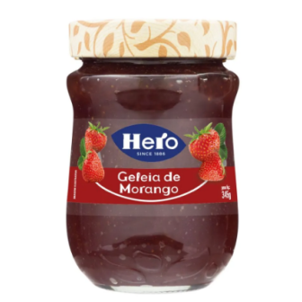 GELEIA MORANGO HERO VIDRO 345G