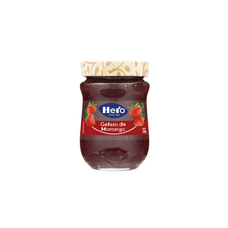 GELEIA MORANGO HERO VIDRO 345G