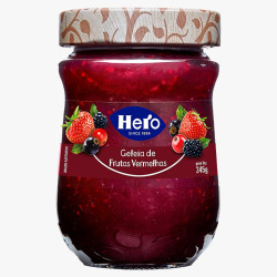 GELEIA FRUTAS VERMELHAS HERO VIDRO 345G