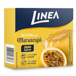 GELATINA LINEA S AÇÚCAR MARACUJÁ 10G