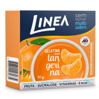 GELATINA PÓ TANGERINA ZERO AÇÚCAR LINEA CAIXA 10G