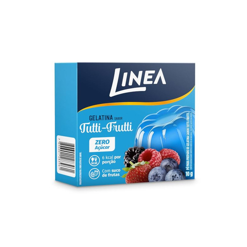 GELATINA LINEA S AÇÚCAR TUTTI FRUTTI 10G