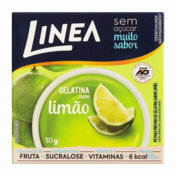 GELATINA PÓ LIMÃO ZERO AÇÚCAR LINEA CAIXA 10G