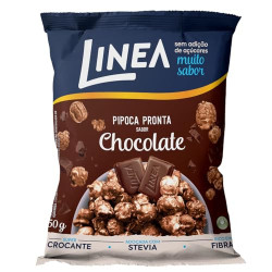PIPOCA PRONTA CHOCOLATE ZERO AÇÚCAR LINEA PACOTE 50G