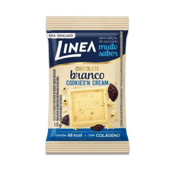 CHOCOLATE BRANCO COOKIESN CREAM LINEA PACOTE 13G
