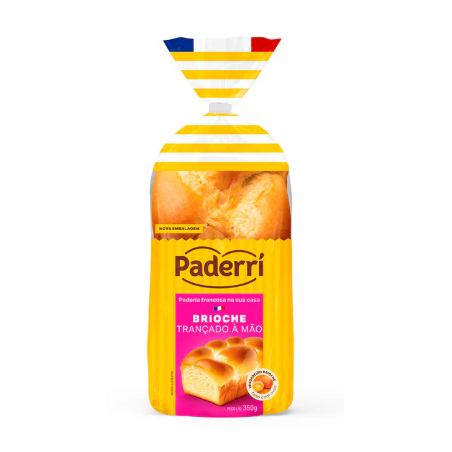 PAO BRIOCHE PADERRI TRANCADO 400G