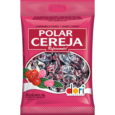 BALA DORI POLAR CEREJA PACOTE 100G