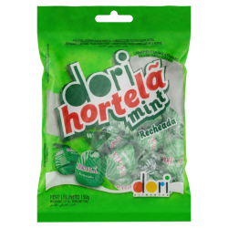 BALA RECHEIO HORTELÃ DORI PACOTE 100G
