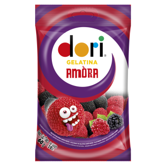 BALA DE GELATINA AMORA DORI PACOTE 60G