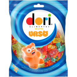 BALA DE GELATINA SORTIDOS DE FRUTAS URSO DORI PACOTE 60G