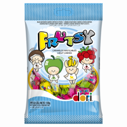 BALA FRUTAS DORI FRUTSY PACOTE 100G