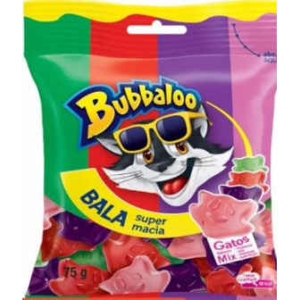 BALA SORTIDA GATOS BUBBALOO PACOTE 75G