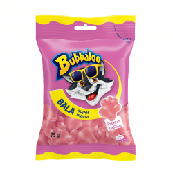 BALA TUTTI FRUTTI PATINHAS BUBBALOO PACOTE 75G