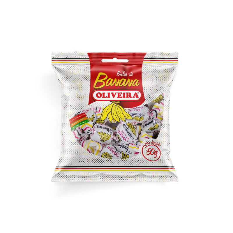 BALA OLIVEIRA BANANA 50G