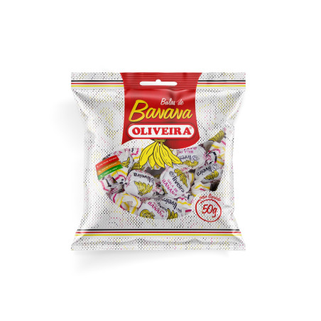BALA OLIVEIRA BANANA 50G