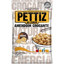 AMENDOIM CROCANTE NATURAL DORI PETTIZ PACOTE 120G