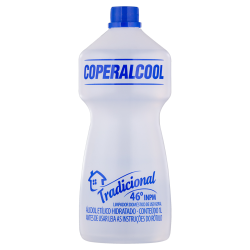 ÁLCOOL LÍQUIDO 46º INPM CLÁSSICO COPERALCOOL BACFREE FRASCO 1L