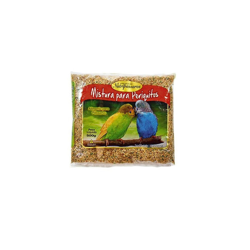 RACAO AVES NUTRIP.PERIQUTO 500GR