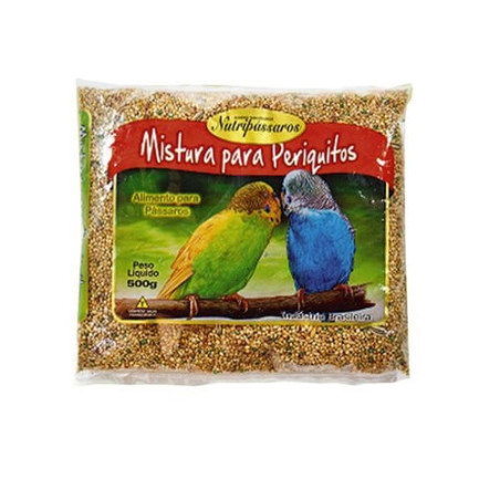 RACAO AVES NUTRIP.PERIQUTO 500GR