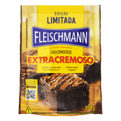 MISTURA PARA BOLO EXTRACREMOSO CHOCOMOUSSE FLEISCHMANN SOBREMESA SACHÊ 390G