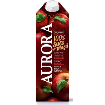 SUCO INTEGRAL MAÇÃ AURORA CAIXA 1,5L