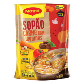 SOPÃO CARNE COM LEGUMES MAGGI SACHÊ 200G