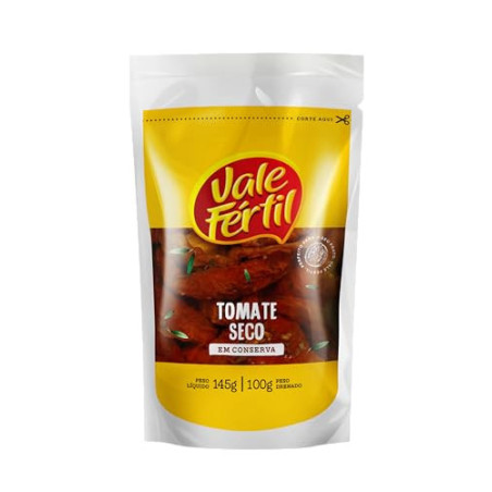 TOMATE SECO EM CONSERVA VALE FÉRTIL SACHÊ 100G