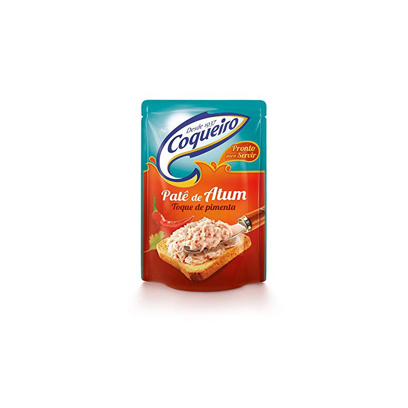 PATÊ ATUM COM PIMENTA COQUEIRO SACHÊ 170G
