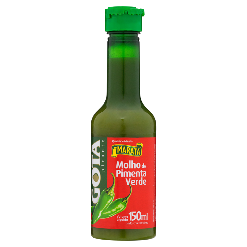 MOLHO DE PIMENTA-VERDE MARATÁ GOTA FRASCO 150ML