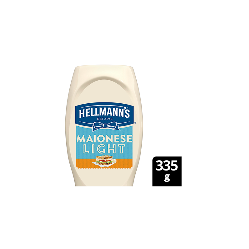 MAIONESE LIGHT HELLMANNS SQUEEZE 335G