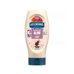 MAIONESE ALHO NBA MIAMI HEAT HELLMANNS SQUEEZE 335G