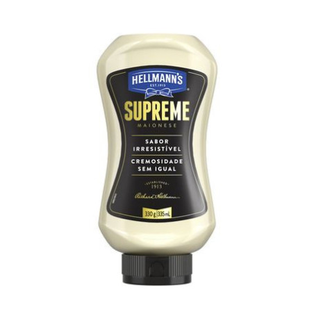MAIONESE HELLMANNS SUPREME SQUEEZE 330G