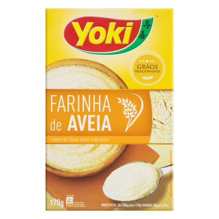 FARINHA DE AVEIA YOKI CAIXA 170G
