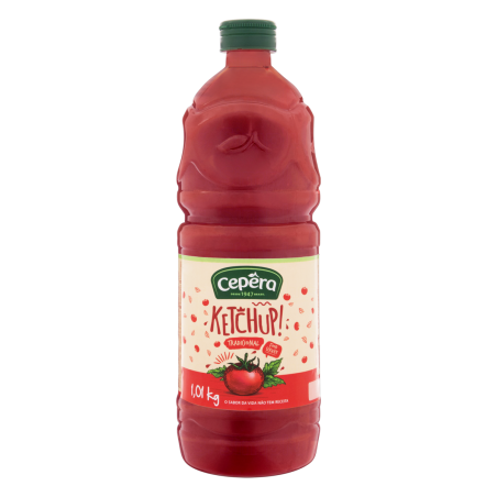 KETCHUP TRADICIONAL CEPÊRA GARRAFA 1,01KG