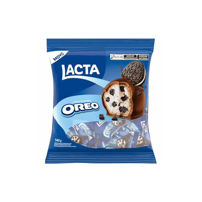 BOMBOM WAFER OREO LACTA PACOTE 540G