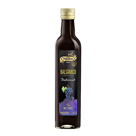 VINAGRE BALSÂMICO CASTELO TRADIZIONALE VIDRO 500ML