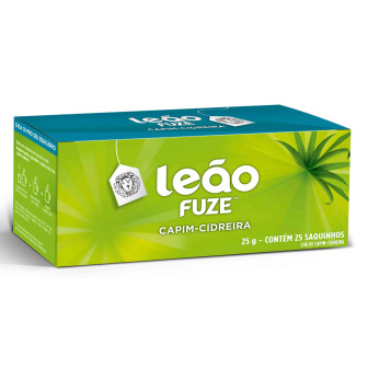 CHÁ CAPIM-CIDREIRA CHÁ LEÃO CAIXA 25G 25 UNIDADES