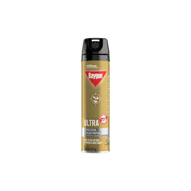 INSETICIDA AEROSSOL BAYGON ULTRA FRASCO 360ML SPRAY