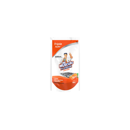 DESINFETANTE COZINHA LARANJA MR MÚSCULO PLATINUM SACHÊ 400ML