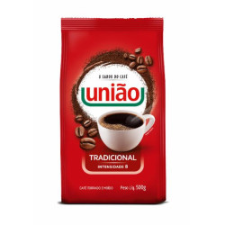 CAFÉ TORRADO E MOÍDO TRADICIONAL UNIÃO PACOTE 500G